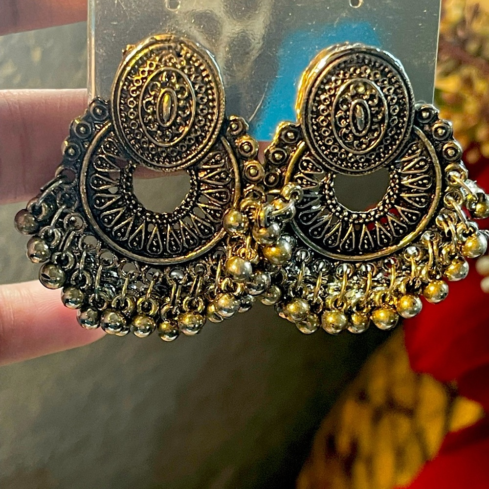 Oxidized Earrings